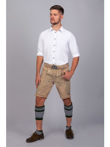 Edelnice Kurze Wildbock Lederhose Adam in natur