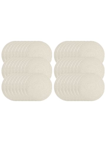 Ritzenhoff & Breker 48er Set Platzmatten Tavolo ø 35 cm in Creme