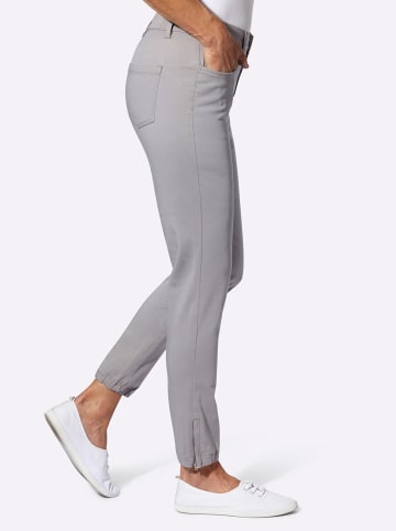 Sieh an! Stretch-Hose in steingrau