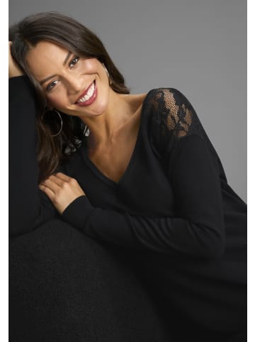 Laura Scott Longpullover in schwarz