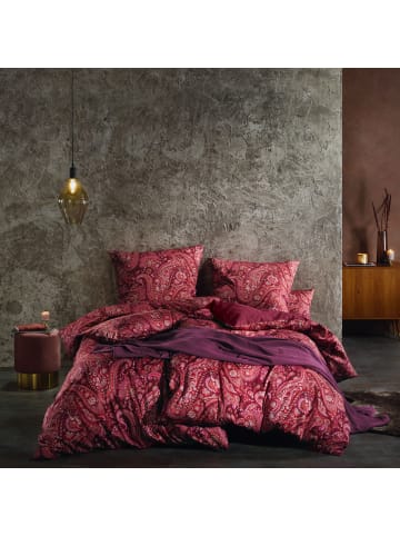 REDBEST Satin Bettwäsche in beere