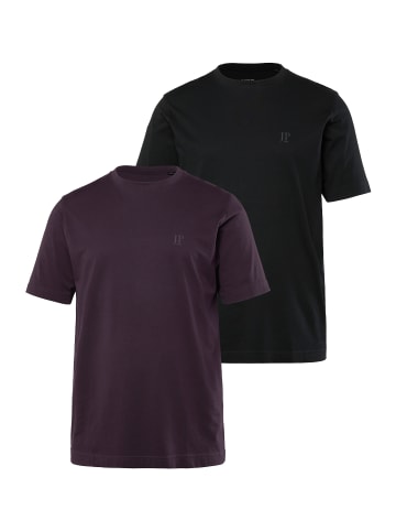 JP1880 Kurzarm T-Shirt in dunkel violett