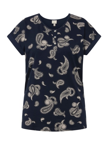 Ulla Popken Pyjama-Shirt in marine