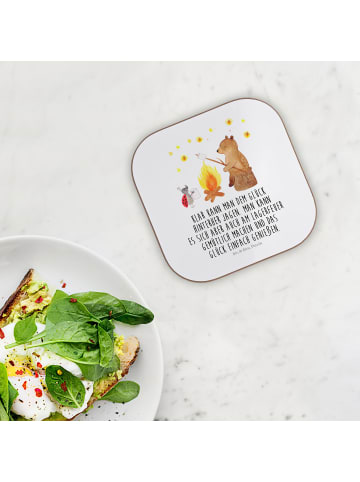 Mr. & Mrs. Panda Untersetzer für Gläser Bär & Marienkäfer Lagerf... in Weiß