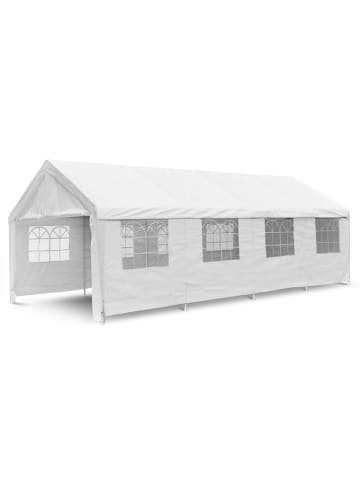 VCM  Festzelt, 4x8 Meter PE wasserdicht in Weiß