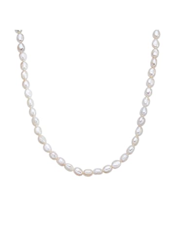 Valero Pearls Kette aus Sterling Silber mit Süßwasser-Zuchtperle in weiß