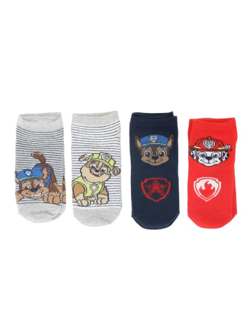 Paw Patrol Paw Patrol Kinder Socken 4er Pack Sneaker Strümpfe  Söckchen in mehrfarbig