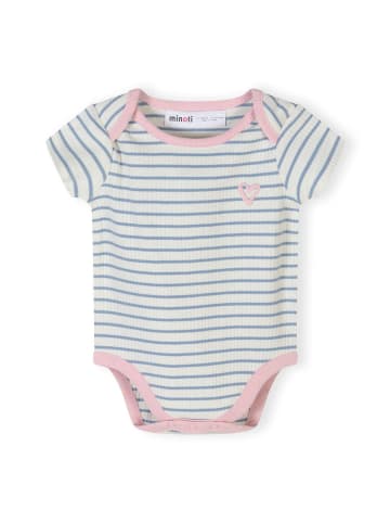 Minoti 3-er Pack Bodys 28BABYRIB2 in hellpink