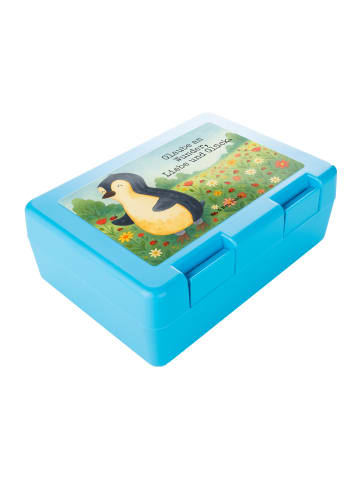 Mr. & Mrs. Panda Bento Box Pinguin Marienkäfer Design mit Spruch in Weiß