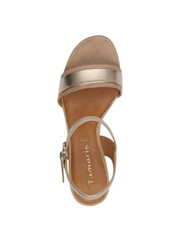 Tamaris Sandalette in TAN COMB