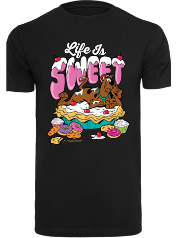 F4NT4STIC T-Shirt Scooby Doo Life Is Sweet in schwarz