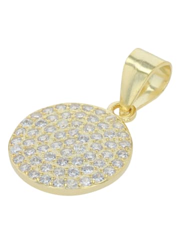 Adeliás Damen Anhänger aus 925 Silber in gold