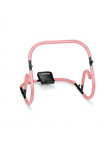 relaxdays Bauchtrainer in Rosa/ Schwarz - (B)71 x (H)66 x (T)71 cm