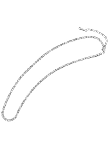 Adeliás Damen Halskette aus Edelstahl 40+5 in silber