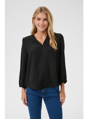Kaffe Langarm-Bluse KAellen Regular fit in Black Deep CC