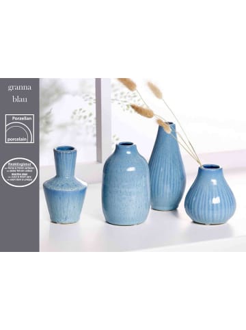 Ritzenhoff & Breker 8er Set Vasen Granna 14,5 cm in blau
