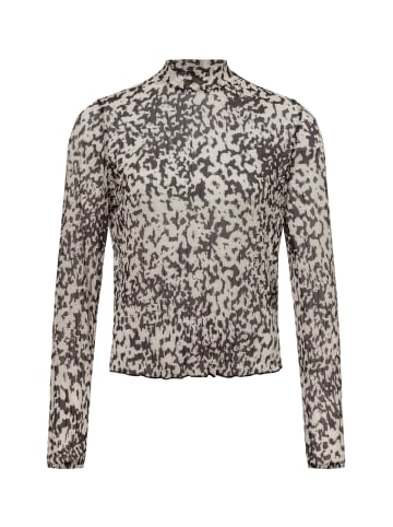 MOSS COPENHAGEN Langarmshirt MSCHDonette Illenora in beige schwarz