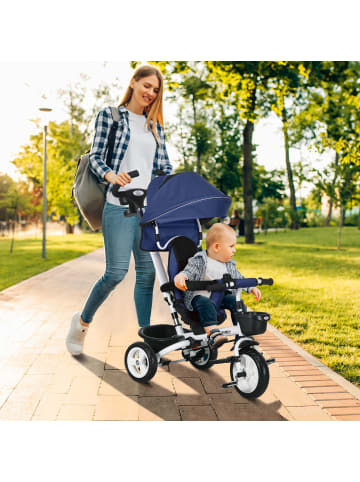 HOMCOM 6-in-1 Dreirad 112L x 50B x 104H cm