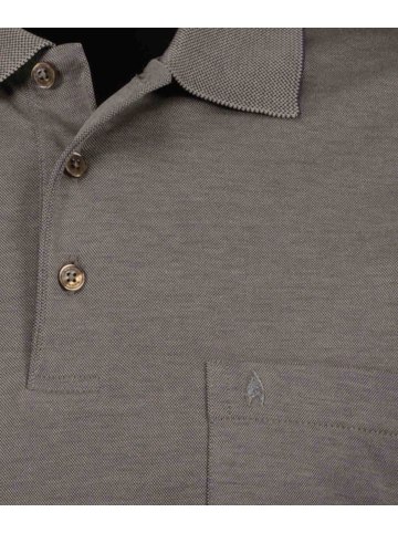 Ragman Poloshirt mit Brusttasche in Sand