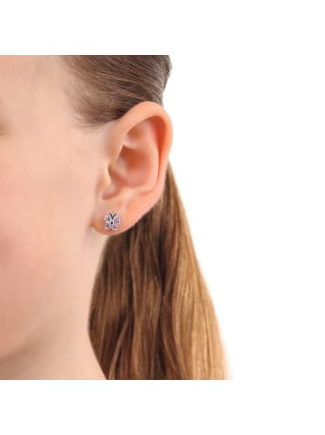 Amor Ohrstecker Silber 925, rhodiniert in Rosa