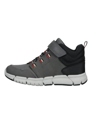 Geox Stiefelette in Grau/Rot