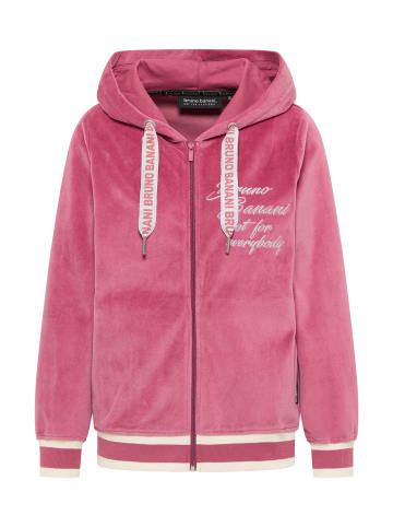 Bruno Banani Kapuzensweatjacke ELLISON in Bordeaux
