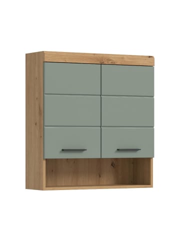 ebuy24 Badschrank Scout Staubgrün 74 x 24 cm