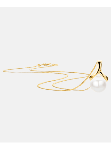 Vanlere Halskette aus 375 Gelbgold mit Perle