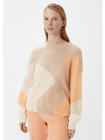 comma Strickpullover langarm in Beige