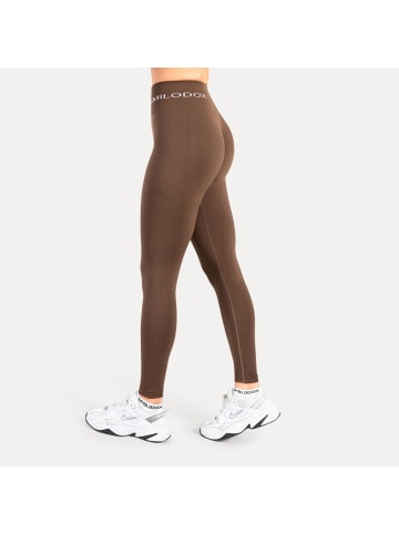 SMILODOX Leggings Scrunch Azura in Braun