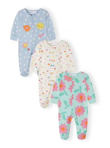 Minoti 3-er Pack Strampler 28BABYPACK1 in mint