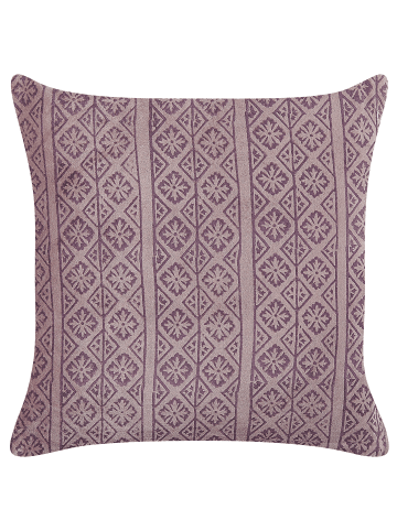 Beliani Dekokissen SILYBUM in Rosa - (W) 45 x (H) 10 x (L) 45 cm