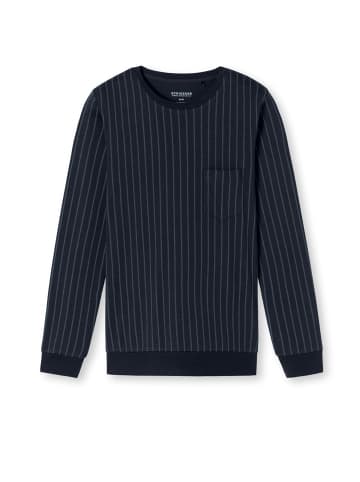 Schiesser Pyjama Fine Interlock in Dunkelblau