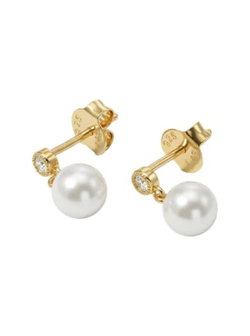 Noelani Ohrstecker Silber 925, gelbvergoldet in gold