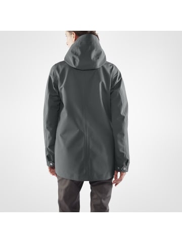 FJÄLLRÄVEN Jacke Greenland Eco-Shell in Dunkelgrau