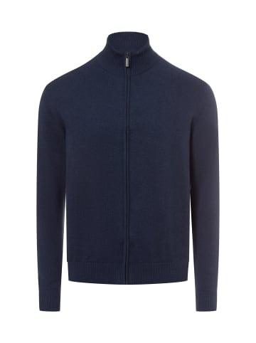 Nils Sundström Strickjacke in indigo - 0003