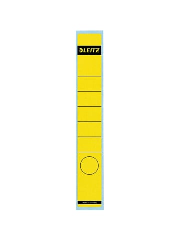 Leitz Ordnerrückenschilder 39x285mm gelb Packung mit 10 Stück