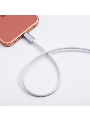 COFI 1453 Forcell Ladekabel USB-C auf USB-C F-Energy Cafule Color CBN1 in Transparent