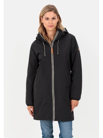 Camel Active Funktionsmantel aus recyceltem Polyester in Schwarz