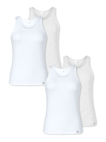 ELLE Tanktop ELLE SUPER SOFT in weiß, grau