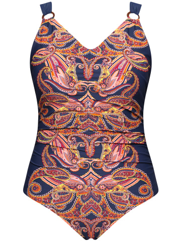 Ulla Popken Badeanzug in marine