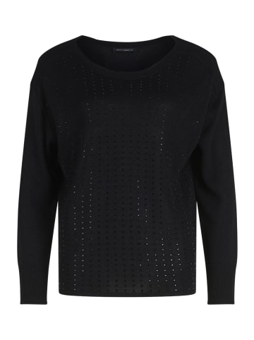 Betty Barclay Feinstrickpullover mit Strass in Schwarz