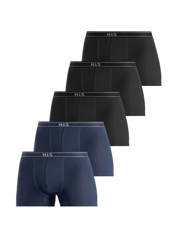 H.I.S Boxer in schwarz, navy