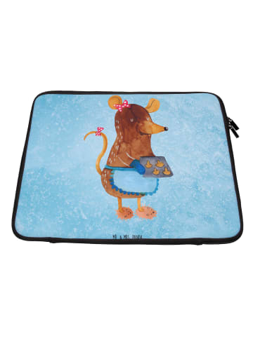 Mr. & Mrs. Panda Laptop Case Maus Kekse ohne Spruch in Eisblau