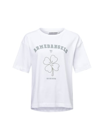 armedangels T-Shirt Giannaa Fortune in weiß schilf - 0001