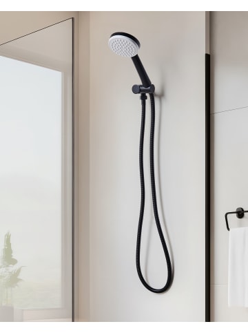 Beliani Wannenarmaturen AYPATE in Schwarz - (W) 10 x (H) 23 x (L) 6 cm