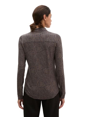 Marc O'Polo Print-Jerseybluse regular in Medium Grey
