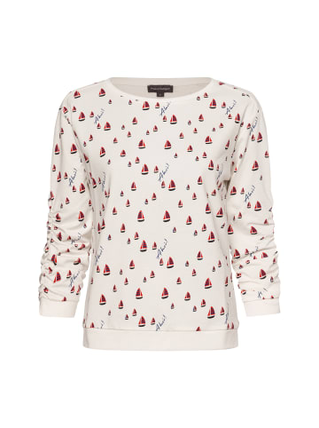 Franco Callegari Sweatshirt in weiß rot