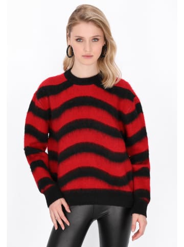 myMo ROCKS Women Sweater in black red