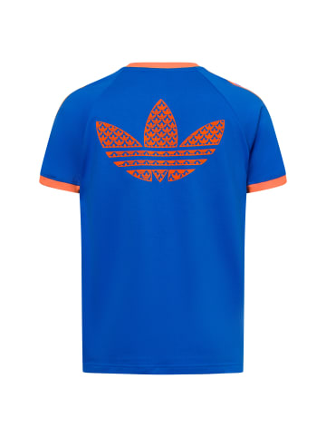 Adidas originals T-Shirt Q2 Monogram Cal in blau orange